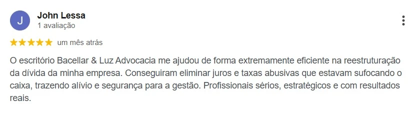 Depoimento cliente 1